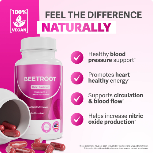 Oasis Organic Beet Root 60 Capsules